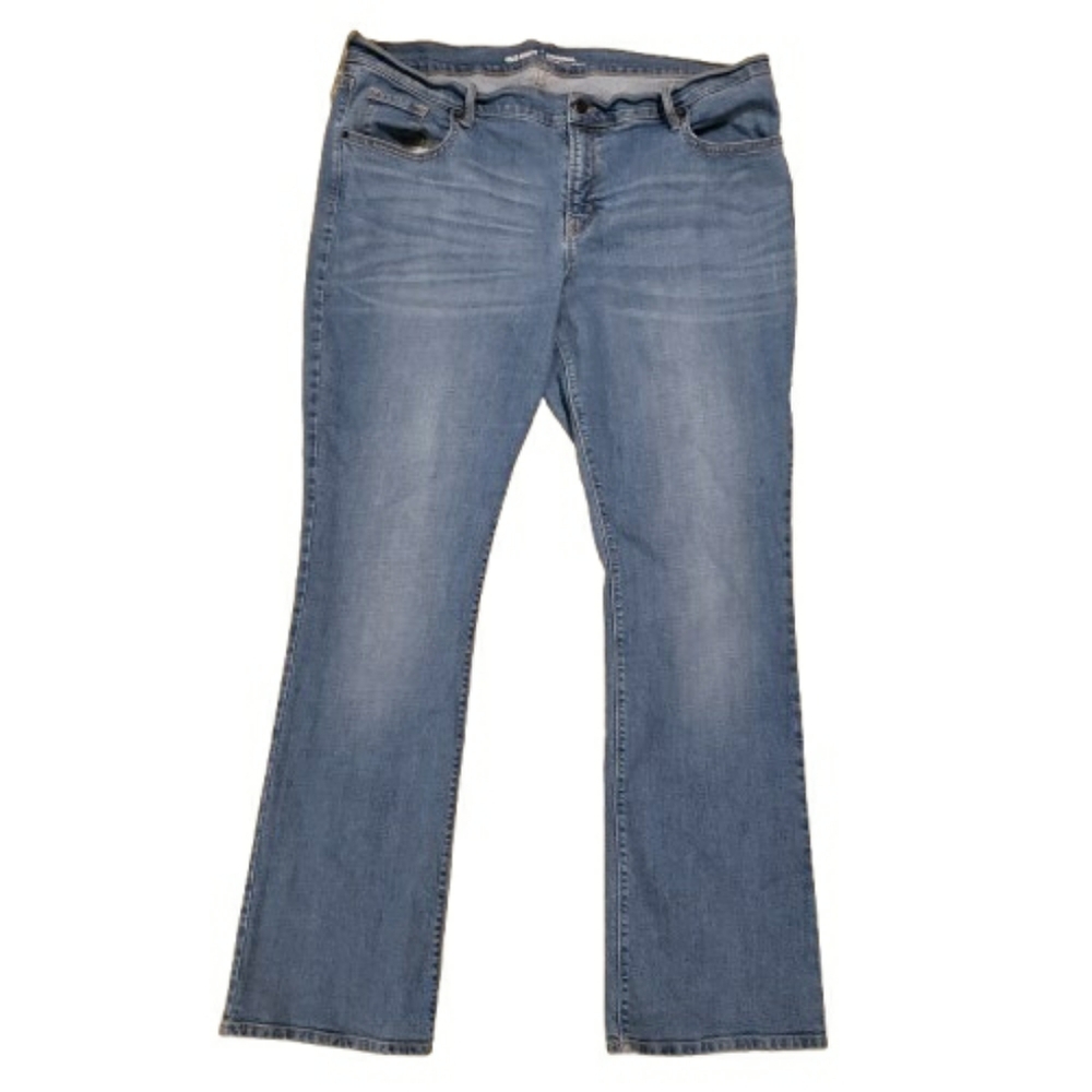 Old Navy Women's Light Blue Original Mid Rise Boot Cut Jeans 16 Regular